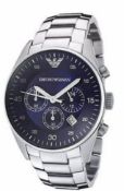 Emporio Armani AR5860 Quartz Men's Stainless Steel Chronograph Watch