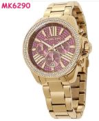 Michael Kors MK6290 Crystal Pave Gold Tone Ladies Watch
