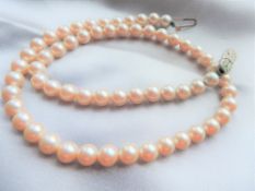 Vintage Single Strand Pearl Necklace