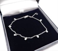 Diamond Charm Bracelet New with Gift Box.