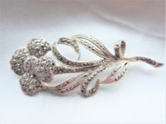 Vintage Marcasite Brooch