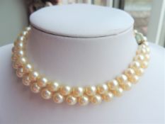 Vintage 24 inch Single Strand Pearl Necklace