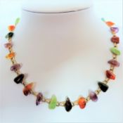 Artisan Multi Gemstone Necklace