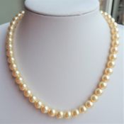 Vintage 17 inch Single Strand Pearl Necklace