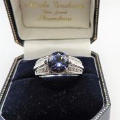Sterling Silver Gemstone Ring New with Gift Pouch