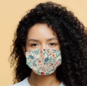 (107/10F) Lot RRP £896. 64x Treat Republic Printed Face Mask With 2x Filters RRP £14 Each. 32x Ki...