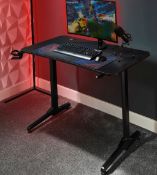 (110/P) RRP £120. X Rocker Panther Gaming Desk. (H76x W111x D60cm).(Unit Has Return To Manufactur...