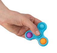 (102/10B) Lot RRP Approx £400. Approx 100x HGL Push Poppers Fidget Spinners RRP £4 Each. (All Uni...
