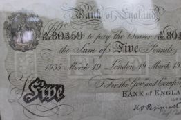 Bank of England Peppiatt £5 Note March 19 1935