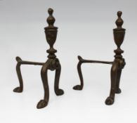 Par of Antique Fire Dogs