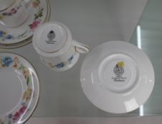 6 Place Royal Worcester Kentmere Pattern Tea Service