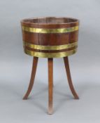 Georgian Brass Bound Oak Cellaret