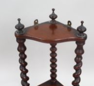 Pair of Antique Wall Hanging Corner Whatnots