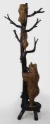 19th Century Black Forest Carved Bear Coat Stand