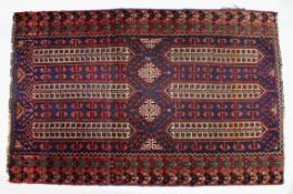 Antique Persian Rug 41 x 65 in
