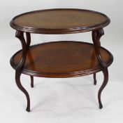 Two Tier Mahogany Table