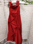 Alfred Angelo Burgundy Dress Age 10