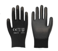 240 x Pairs Medium PU Palm Coated Black Gloves Total RRP £240