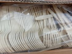 Plastic Knives and Forks - Box of 200 of Each