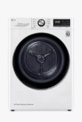 LG Eco Hybridª V900 FDV909W Tumble Dryer, 9kg Load - Grading Info - goods RI003001933 Goods ar...