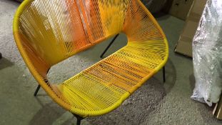 John Lewis Salsa Garden Chair, - Grading Info - 019095 Goods are faulty Parts failed/b...