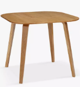 John Lewis ANYDAY Anton 4 Seater Dining Table, Natural