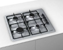 Bosch PBP6B5B60 60cm Gas Hob, Stainless Steel - Grading Info - RI003001669 Wrong goods supplie...