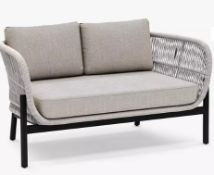 John Lewis Basket Rope Woven 2-Seat Garden Sofa, Natural - Grading Info - RI003003005 Goods ar...