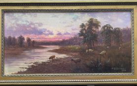 Sydney Yeats Johnston signed oil painting 