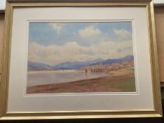 Castle Moil watercolour by Captain George Drummond-Fish, (fl 1906-1938)