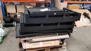 (35/R3) Contents Of Pallet – Keter Storage Unit Parts To Include Store It Out Midi. (Appears To B...