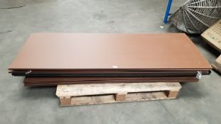(34/R3) Keter Darwin 6 x 4ft Outdoor Garden Apex Storage Shed Parts – Brown. (No Packaging).