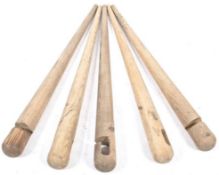 Giant Oversized Wooden Sewing Needles for Shop Display Over a Metre Tall