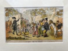 Set of Ten Aquatint Engravings of Thomas Rowlandson's Dr Syntax