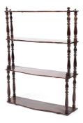 Set of C19th Mahogany Wall Shelves