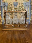 C19th Three Bottle Tantalus