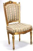 C19th Giltwood Salon Chair