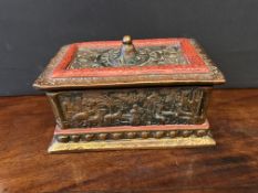Decorative Pottery Casket