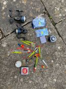 Fishing Hook And Float Bundle With Fishing Reels