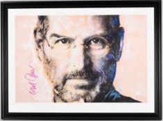 Rare Sidney Maurer (1926-2017) Limited Edition Steve Jobs 