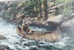 Rare Original Painting by the Late English Artist Joel Kirk.