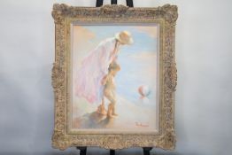 Original Oil on Panel by P.J. Attfield