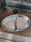 (Lot 51) 95 x Split Veg Dish - S/S