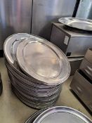 (Lot 50) 104 x Meat Platter (16,18 & 24Inch) - S/S
