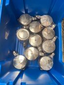 (Lot 89) 10 x Small Stainless Steel Tea Pots