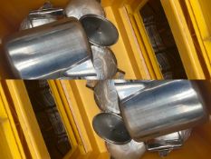 (Lot 92) 10 x Large Stainless Steel Tea Pots