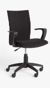 John Lewis ANYDAY Gerard Office Chair, Black - Grading Info - RI003020377 Goods are faulty Fau...