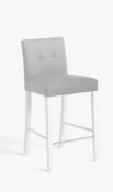 John Lewis Simone Faux Leather Bar Chair, - Grading Info - RI003013795 Goods are damaged Produ...