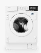 John Lewis JLBIWM1404 Integrated Washing Machine, 7kg Load, 1400rpm Spin, White - Grading Info -...
