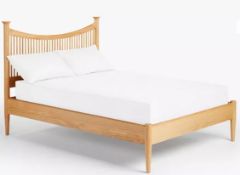 John Lewis Essence Bed Frame, Double, Oak - Grading Info - RI003003897 Goods are damaged Produc...